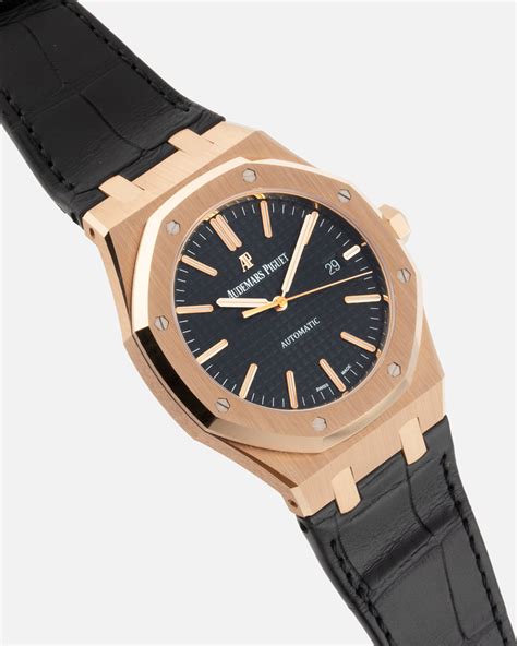 audemars piguet royal oak rose gold 41mm|Audemars Piguet automatic royal oak.